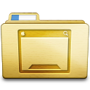 Yellow Desktop Icon 128x128 png